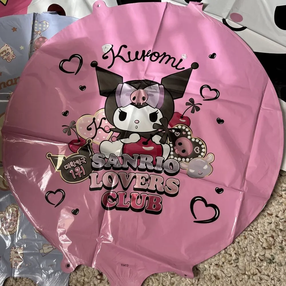 9 Mylar Cute Anime Party Decoration Balloons,Aluminum Film Material Double sided